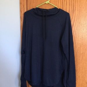 Tangerine Navy Athletic Hoodie